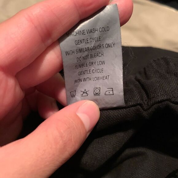 NWT! Level 99 black linen blend lounge pants - Picture 9 of 13